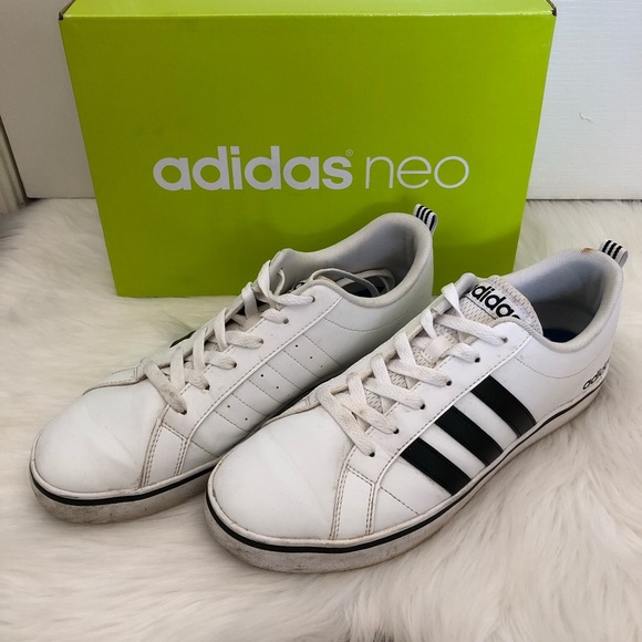 adidas neo pace vs sneakers white